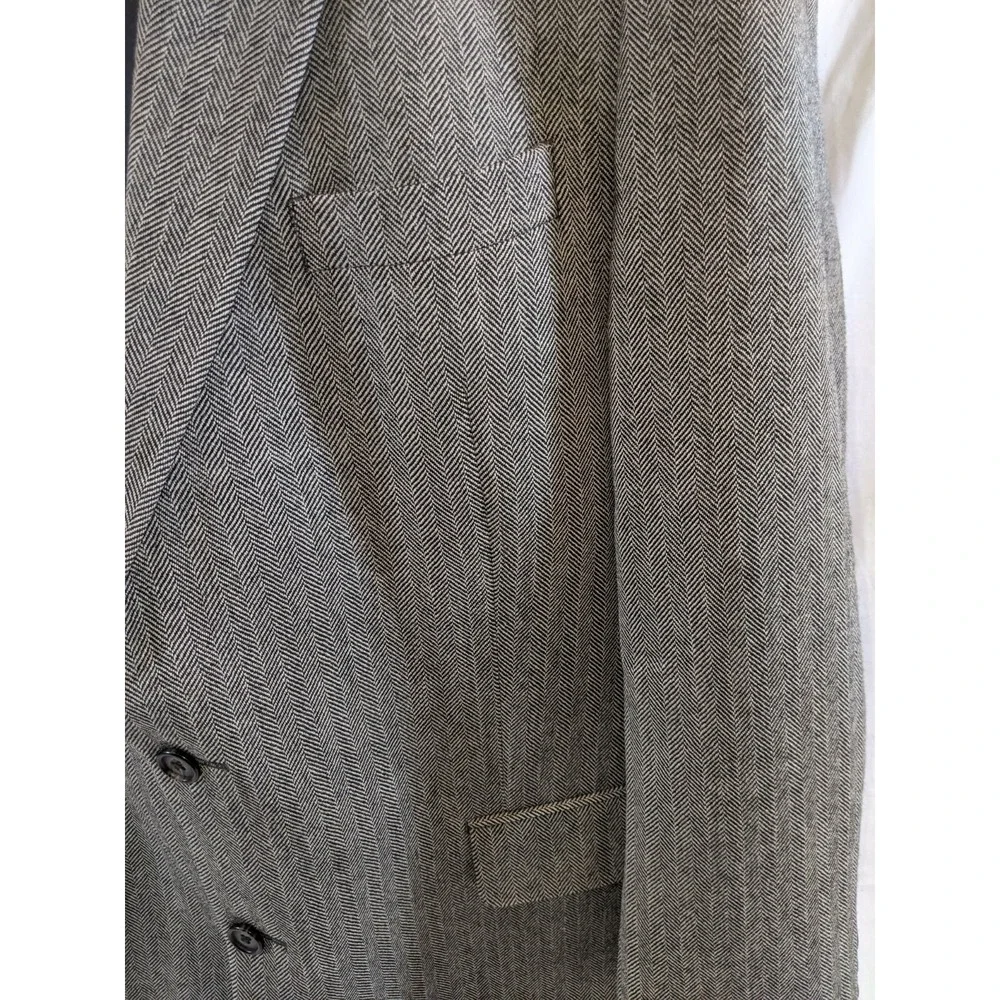 Lauren Ralph Lauren Wool Men's Jacket Blazer Chevron Two Button See Measurements
